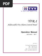 YFR-1 Addressable Fire Alarm Control Panel Manual Book