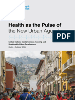 Health As The New Urban Agenda