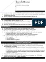 Biology Notes Cell Structure SME 