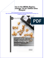 Corruption in The Mena Region Beyond Uprisings 1St Ed Edition Dina Elsayed Full Chapter PDF