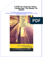 (Download PDF) Etextbook For American Urban Politics in A Global Age The Reader 7Th Edition Full Chapter PDF