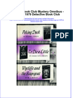 (Download PDF) Detective Book Club Mystery Omnibus Sep Oct 1979 Detective Book Club Full Chapter PDF