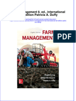 (Download PDF) Farm Management 8 Ed International Ed Edition Patricia A Duffy Full Chapter PDF