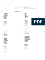 Mphil English Test Sample