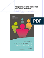 Diaspora Entrepreneurs and Contested States Maria Koinova Full Chapter PDF