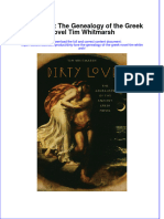 Dirty Love The Genealogy of The Greek Novel Tim Whitmarsh Full Chapter PDF