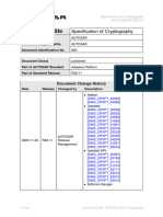 AUTOSAR SWS Cryptography Pages 1