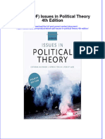 (Download PDF) Issues in Political Theory 4Th Edition Full Chapter PDF