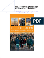 Electrification Accelerating The Energy Transition 1St Edition Pami Aalto Full Chapter PDF