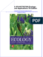 (Download PDF) Etextbook 978 0077837280 Ecology Concepts and Applications 7Th Edition Full Chapter PDF