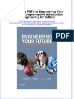 (Download PDF) Etextbook For Engineering Your Future A Comprehensive Introduction To Engineering 9Th Edition Full Chapter PDF