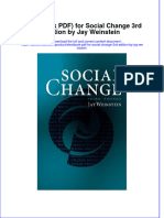 Etextbook For Social Change 3Rd Edition by Jay Weinstein Full Chapter PDF