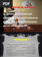 Definicion de Materia