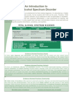 Fetal Alcohol Spectrum Disorder Handout