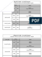 Emploi Du Temps Mai 2024 (Révision)