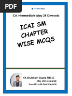 ICAI SM Chapter-Wise MCQs