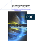 Fundamentals of Machine Learning For Predictive Data Analytics Algorithms Full Chapter PDF