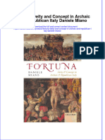 (Download PDF) Fortuna Deity and Concept in Archaic and Republican Italy Daniele Miano Full Chapter PDF