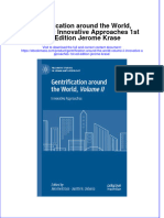 Gentrification Around The World Volume Ii Innovative Approaches 1St Ed Edition Jerome Krase Full Chapter PDF