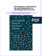 (Download PDF) From Statistical Physics To Data Driven Modelling With Applications To Quantitative Biology Simona Cocco Full Chapter PDF