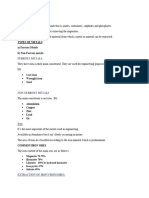 Metals Notes