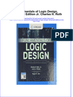 (Download PDF) Fundamentals of Logic Design Enhanced Edition JR Charles H Roth Full Chapter PDF