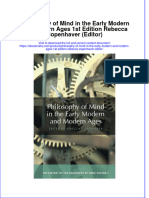 Full Download Philosophy of Mind in The Early Modern and Modern Ages 1St Edition Rebecca Copenhaver Editor Ebook Online Full Chapter PDF