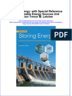 Instant Download Ebook of Storing Energy With Special Reference To Renewable Energy Sources 2Nd Edition Trevor M Letcher Online Full Chapter PDF