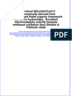 Hierarchical Nico2O4 Cuo C Nanocomposite Derived From Copper Based Metal Organic Framework And Ni Co Hydroxides_ Excellent Electrocatalytic Activity Towards Methanol Oxidation Sara Sheikhi Fahimeh J full chapter pdf docx 