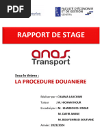 Rapport Transit Final Anas Transport CHAIMA LAHCHIMI