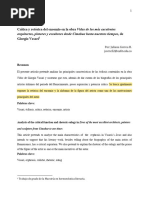 Critica y Retórica en Las Vidas Vasari