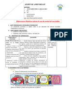 D3 A2 SESION COM. Elaboramos Dípticos Sobre El Uso de Material Reciclable.