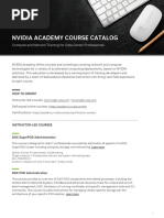 NVIDIA Academy Courses Catalog