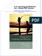 Emassfile - 361introduction To Learning and Behavior 5Th Edition Version Full Chapter PDF