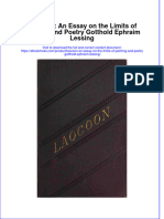 Laocoon An Essay On The Limits of Painting and Poetry Gotthold Ephraim Lessing Full Chapter PDF