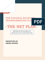 The National Economic Transformation Plan For Ethiopia