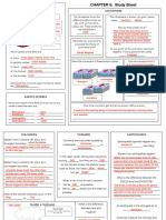 Sec 1 Chapter 5 Study Sheet ANSWERS