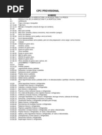 Clasificacion Central de Productos (CPC09)