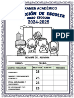 Examen Seleccion de Escolta 2024-2025