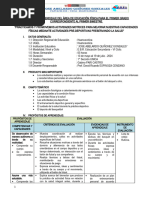 II UNIDAD DE APRENDIZAJE E FÍSICA 1er Grado