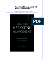 (Download PDF) Strategic Marketing Management 9Th Edition PDF Full Chapter PDF