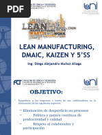 Lean Manufacturing, Dmaic, Kaizen y 5S