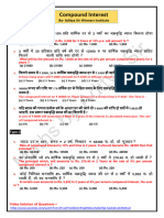 Compound Interest Type 1 To Type 7 by Aditya Patel Sir