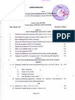 Rat306 Signals and Systems, January 2024