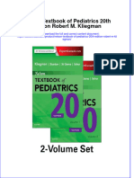 (Download PDF) Nelson Textbook of Pediatrics 20Th Edition Robert M Kliegman Full Chapter PDF