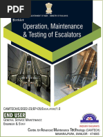 Booklet On Operation, Maintenance & Testing of Escalators