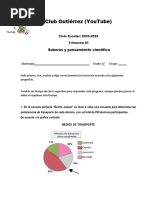 EXAMEN TRIMESTRAL III Club Gutiérrez SABERES Y PENSAMIENTO CIENTÍFICO. (YouTube)