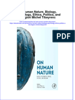 (Download PDF) On Human Nature Biology Psychology Ethics Politics and Religion Michel Tibayrenc Full Chapter PDF