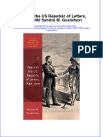 Peace in The Us Republic of Letters 1840 1900 Sandra M Gustafson Full Chapter PDF