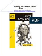 (Download PDF) Payroll Accounting 2018 Edition Edition Bieg Full Chapter PDF